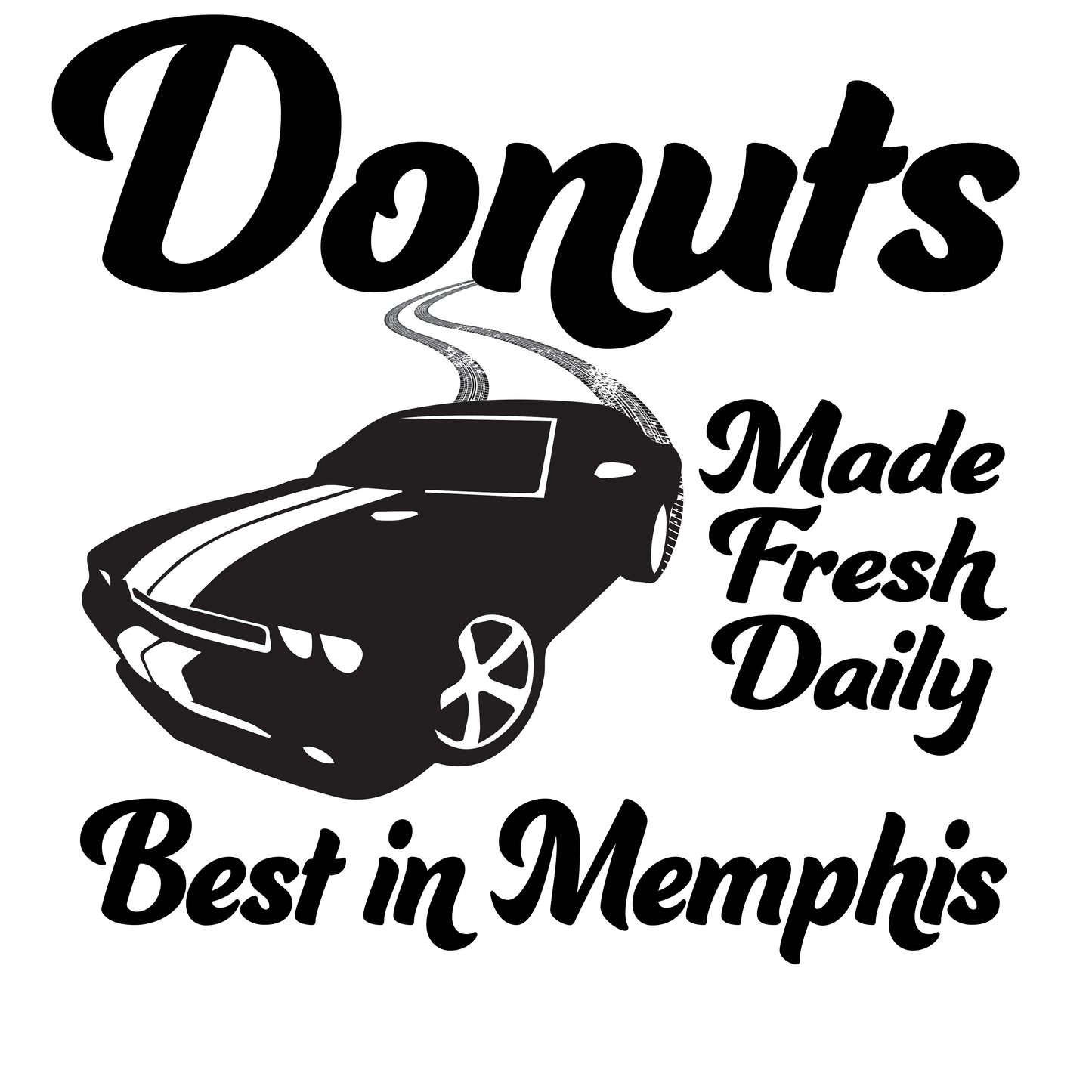 Driving in Memphis with both hands on the Wheel!