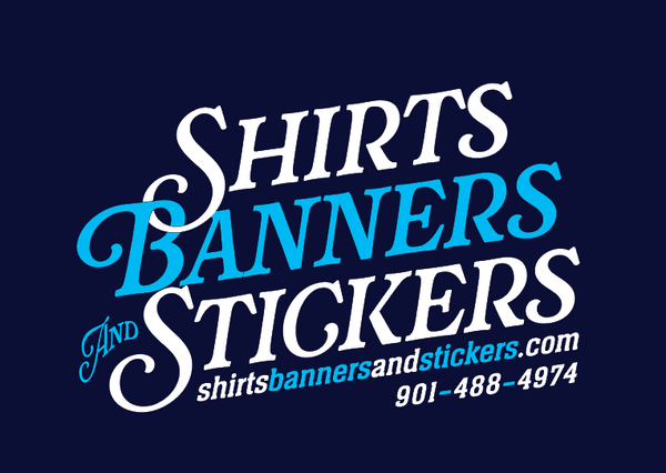 Shirts Stickers and Banners